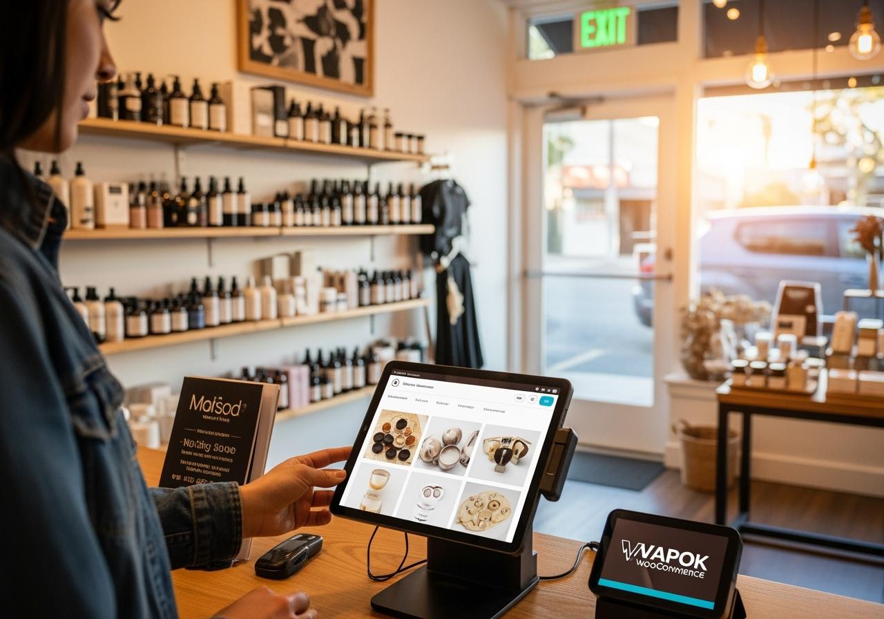 Customer support working from laptop